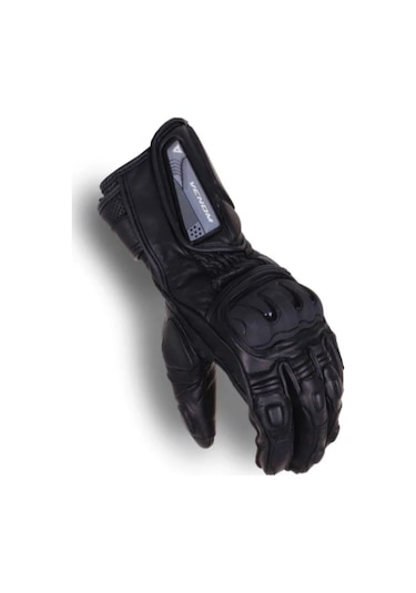 Venom Motosiklet Deri D2 Uzun Full Koruma Leather Motorcu Eldiveni