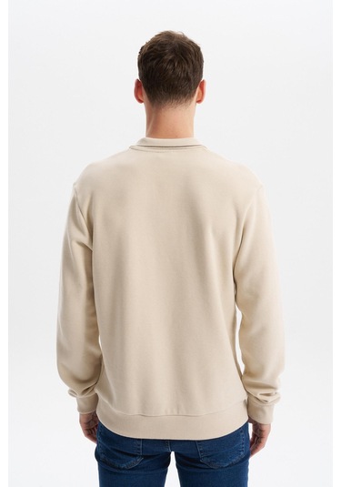 Arma Erkek Regular Fit Polo Yaka Kazak Karbon Fırçalı Selanik, %65 Pamuk %35 Polyester, Düğmesiz Basic K30554698602 Bej Arma Erkek Regular Fit Polo Yaka Kazak Karbon Fırçalı Selanik, %65 Pamuk %35 Polyester, Düğmesiz Basic K30554698602 Bej