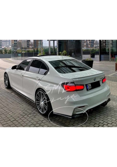 BMW F30-F80 M3 Flap PLASTİK F80 M3 Arka-Tampon-Flap-Bıçak-Lip-Ek