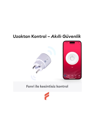 Fonri Wi-fi Akıllı Priz 16a 4'lü Set