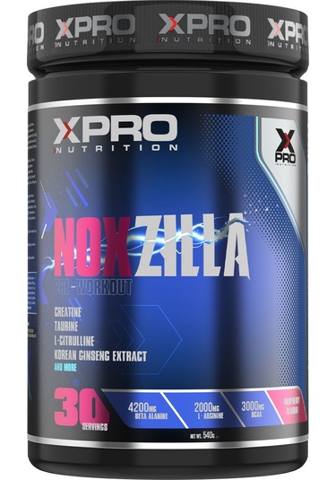 Xpro Nutrition Noxzilla Pre-Workout 540gr - Ahududu Aromalı