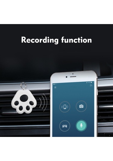Geeroyoo Evcil Hayvanlar, Anahtarlar, Cüzdanlar İçin Gps Bluetooth Takip Cihazı: Kayıp Alarmı, Ses Kaydı, Uzaktan Selfie