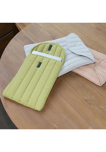 15.6-16 İnç Düz Pamuk Nakış İç Çanta Hafif Uzay Pamuk Koruyucu Kılıf Turuncu Pembe Siya