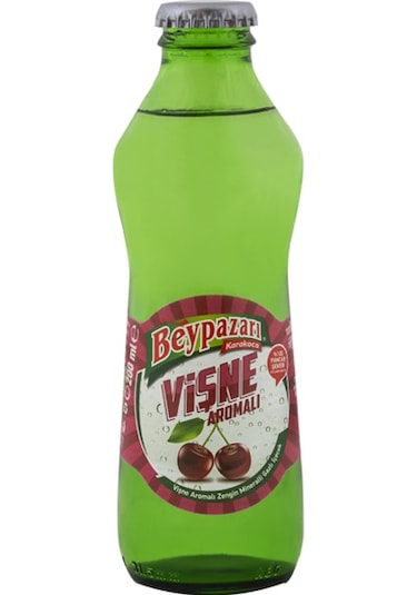 Beypazarı Vişne Aromalı Maden Suyu 200 Ml X 24 Adet