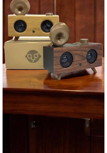 Nostaljik Görünümlü Bluetooth Semeglbl - 64 Bağlantılı Speaker