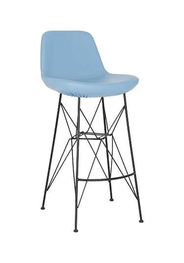 Bintaş Mobilya Grand Küçük Bar Sandalyesi Turkuaz