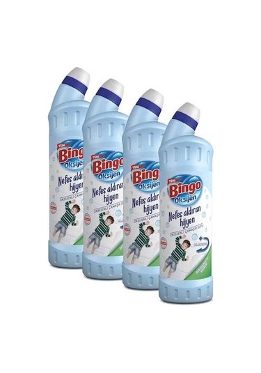 Bingo Oksijen Derinlemesine Hijyen Klorsuz Çamaşır Suyu 4 x 750 ML