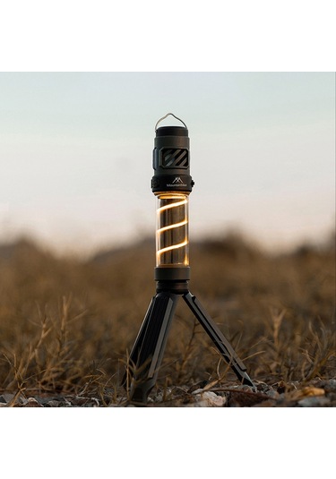 Mountainhiker Açık Kamp Çadır Işığı Balıkçılık Yürüyüş Lambası El Siyah