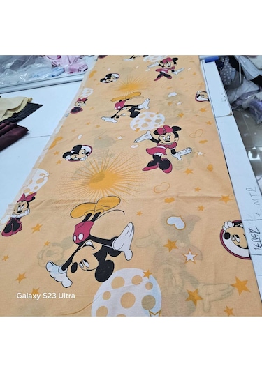 Tek Kişilik Desenli Çocuk Nevresim + Yastık Kılıfı Turuncu