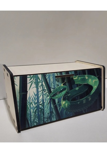 Woodiks 2023 Yılı Sembolü Yılan Ekmeklik 261893567 Bej Açık