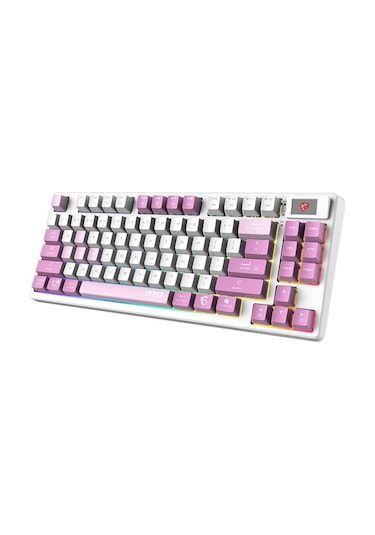 Msı Forge Gk600 Tkl Wıreless Vıolet Rgb Mekanik Linear Kablosuz Türkçe Gaming Klavye