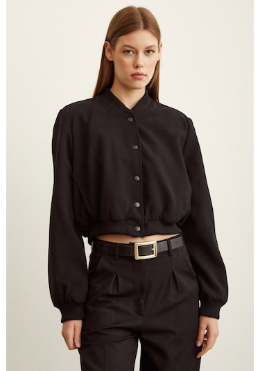 Never More Astarlı Çıt Çıtlı Mont Siyah