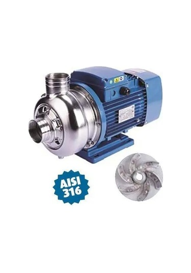 Varan Blc120/110t Açık Çarklı Komple Paslanmaz Aısı 316 Santrifüj Pompa Trifaze 1.5 Hp