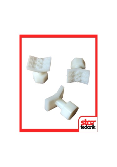 Pdr Ekstra Boyasız Göçük Düzeltme Plastiği Köşe Düzeltme V Tip Çap 20x15mm - D. N6 - Natural Beyaz