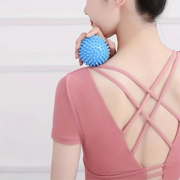 Chuangyinshop Turuncu Masaj Topu - Kas Gevşetici, Yoga Ve Fitness İçin Fasya Topu Turuncu