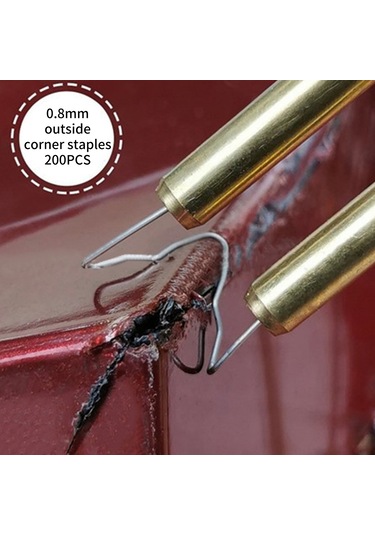 Gajeena 1200 Adet Çelik Plastiği Tamir İğneleri 6 Tip - Araba Tampon Ve Plastik Parçalar İçin Kaynak İğneleri