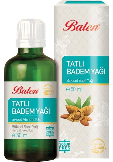 Balen Tatlı Badem Yağı 2 x 50 ML