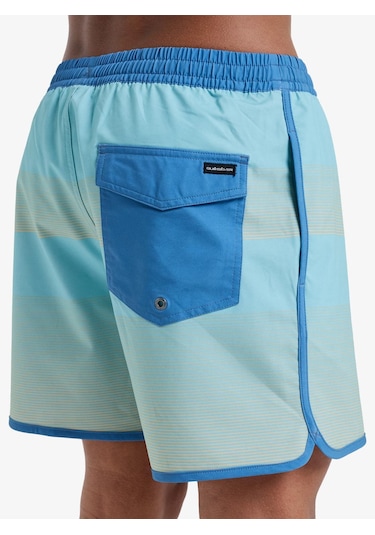 Quiksilver Surfsilk Scallop Volley 16 Erkek Deniz Şortu-29814 Mavi