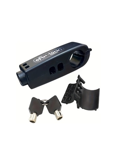 Chuangyinshop 1 Adet Dayanıklı Abs Bisiklet Ve Motosiklet Mekanik Kilit, Anahtarlı, Turuncu