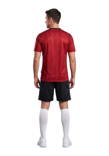 Beşiktaş Lisanslı Umbro Siyah-kırmızı Set Forma Kırmızı - Siyah
