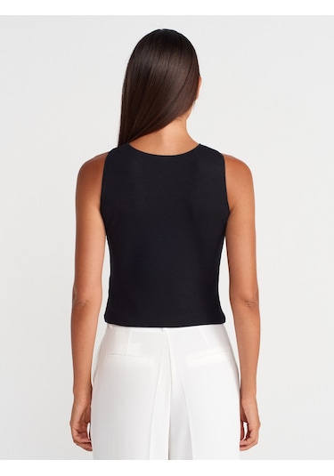 Dilvin 21129 Kolsuz Top-siyah Siyah