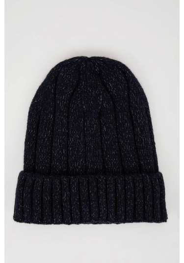 Defacto Erkek Fitilli Basic Düz Örme Bere C7139AX24WNNV213