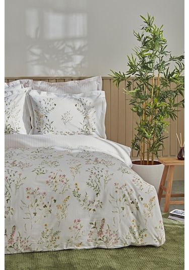 Karaca Home Sera %100 Pamuk Tek Kişilik Nevresim Takımı Yeşil 200.22.05.0026