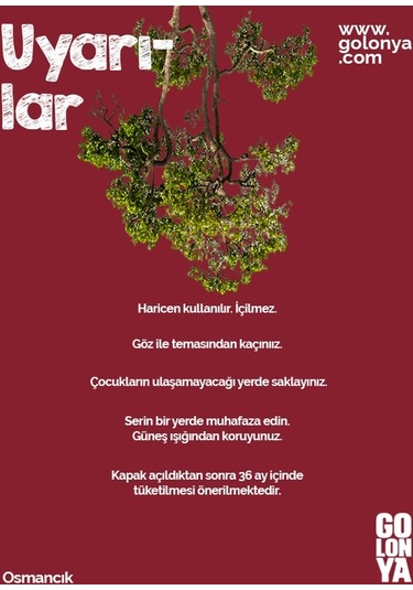 Golonya Alaca Cam Şişe Kolonya 250 ML