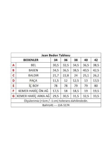 Kadın Kot Pantolon Açık Mavi 2ja/5174.açık Mavi Açık Mavi