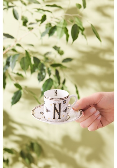 Karaca  N Harfli Kahve Fincanı 80 ml