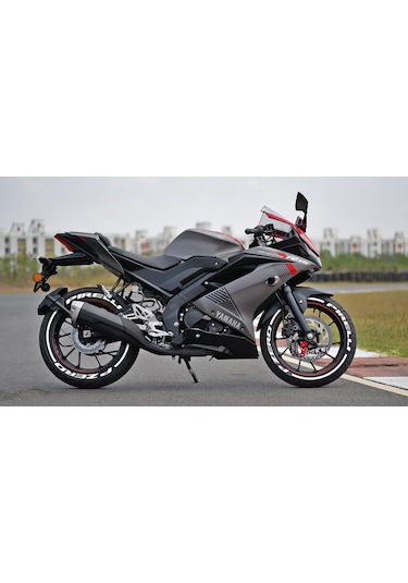 Pzero Ve Kuyruk Motorsiklet Lastik Yazısı Sticker Beyaz 4 Adet