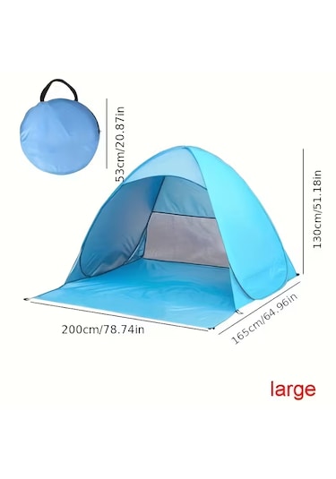 Küçük Plaj Çadırı Açık Mavi