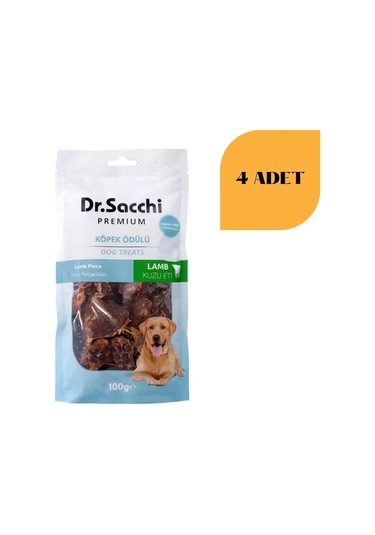 Dr. Sacchi Kuzu Parçacıklı Köpek Ödülü 100 G X 4 Adet