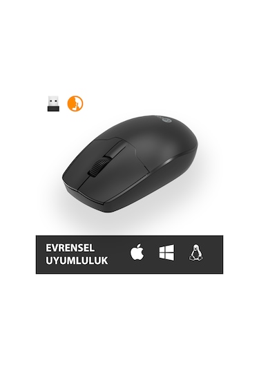 Lecoo WS204 Kablosuz 1200DPI 3 Tuşlu Optik Mouse