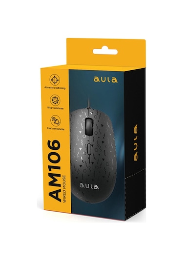 Aula AM106 USB Kablolu Optik Mouse