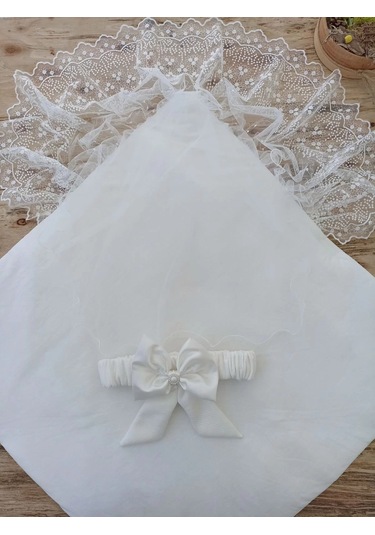 Yenidoğan Sahra Lucky Baby Nakışlı Kundak Bebek Battaniyesi Ekru Çok Renkli