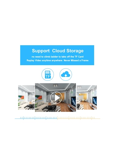 Teltree Q11 Wifi Panoramik Kamera: 360 Tam Görünüm, 1080p Hd, İki Yönlü Ses, Otomatik Takip, Gece Görüşü, E27 Lamba Tabanı Tekli Paket