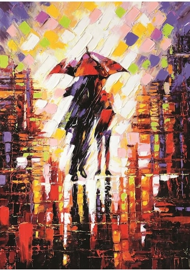 Art Puzzle Şemsiye Altındaki Aşk 500 Parça Puzzle