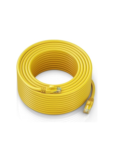 Cat6 Patch Kablo 5 Metre- Sarı