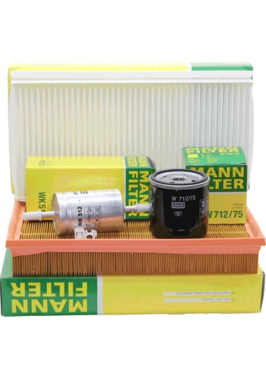 Opel Vectra C 1.6 / 1.8 Benzinli Motor Periyodik Bakım Filtre Seti Mann Marka Man-045