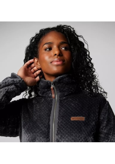 Columbia Al1086 Fire Side Iı Sherpa Fz Kadın Polar Ceket 1819791011 Siyah