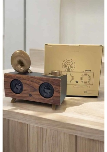 Nostaljik Görünümlü Bluetooth Semeglbl - 64 Bağlantılı Speaker