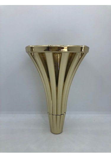 PLASTİK. 16 cm GOLD KAPLAMA, KOLTUK,MOBİLYA,ÜNİTE AYAĞI (4 ADET)