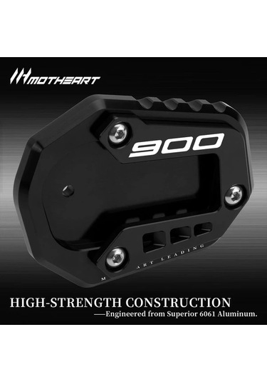 Xuweiwei Bmx F900r F900xr İçin Blue Motorcycle Stand Genişletici Taban Pedi Dayanıklı Alüminyum