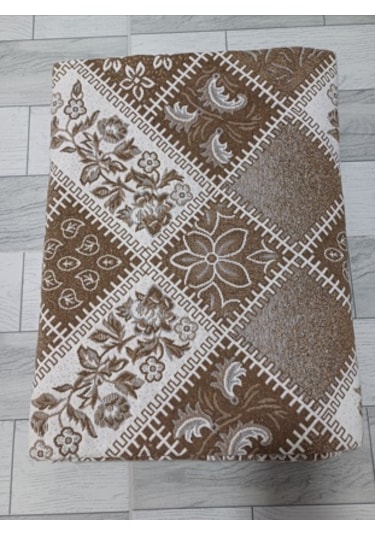 Savan Dokuma Halı Örtüsü 6m² 200 300cm Kale Kahve2 Kahverengi