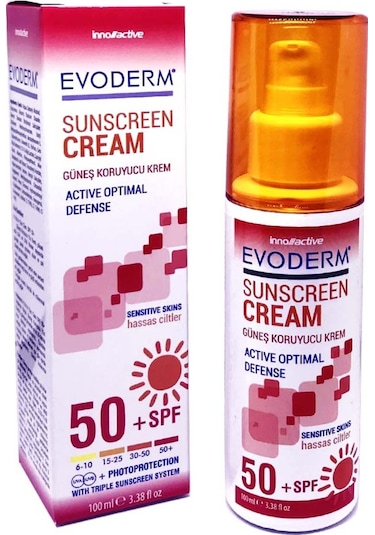 Evoderm Güneş Koruyucu Krem Spf 50+ 100 ML