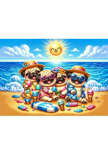 Art Çocuk Yaz Tatili 50 Parça Puzzle