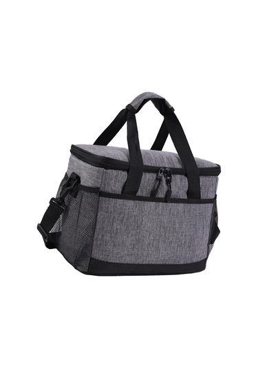 Suntek Soğutucu Çanta Çok Fonksiyonlu Sıcak Soğuk Gri-29,5x20x23cm Gri