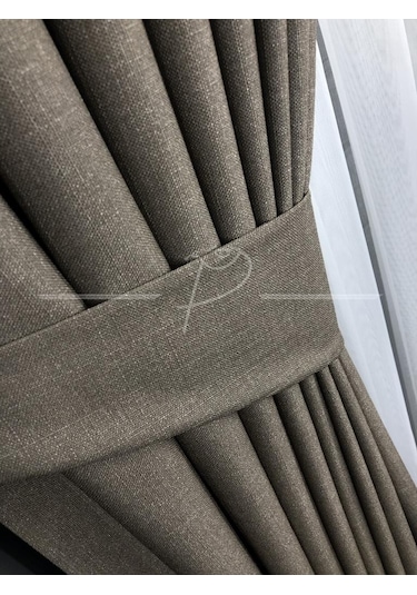 Fon Perde Keten Fonluk Aplim Desen 1. Kalite Tok Duruş