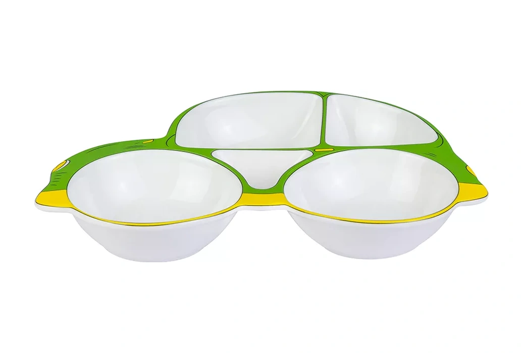 Elan Gallery "mashına" 5 Bölüm Ekmek Menajı Servis Tabağı 14333659 Yeşil